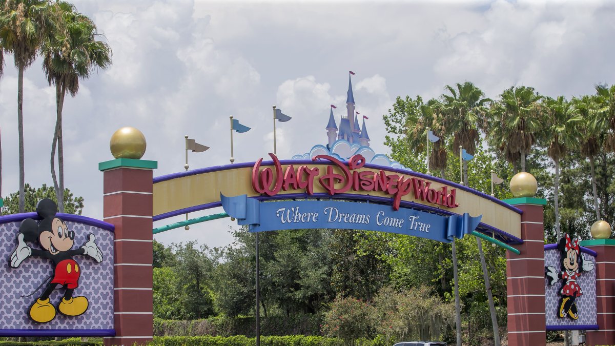 Parque.- El ingreso al parque de diversión de Walt Disney.