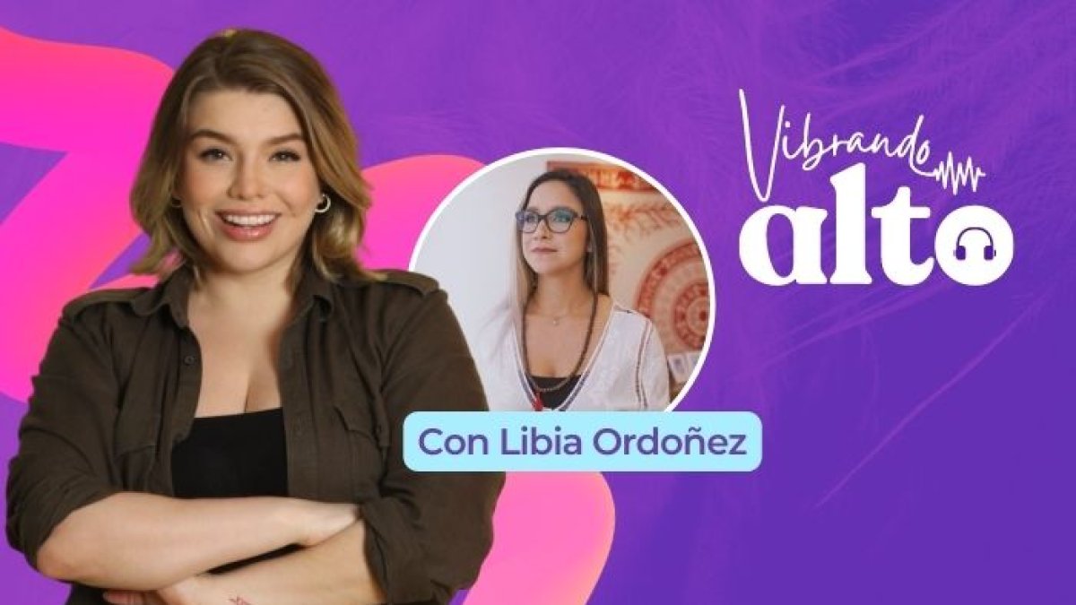 Libia Ordoñez en un episodio de Vibrando Alto.
