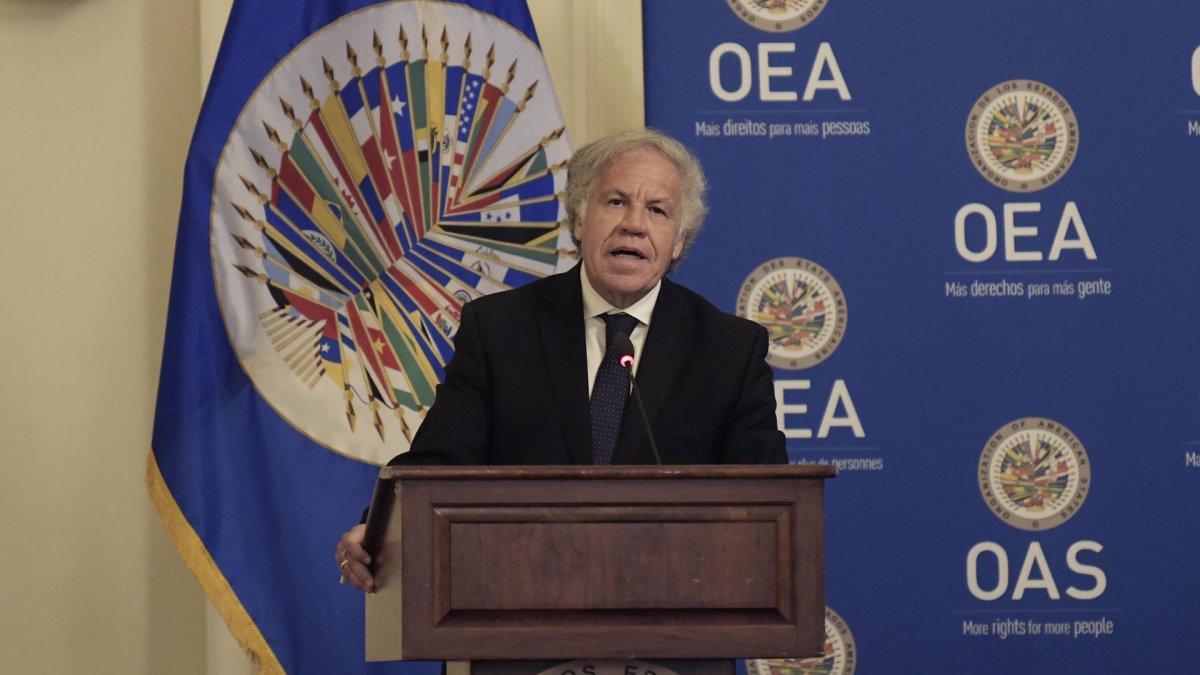 El secretario general de la Organización de los Estados Americanos (OEA), Luis Almagro, en una fotografía de archivo.