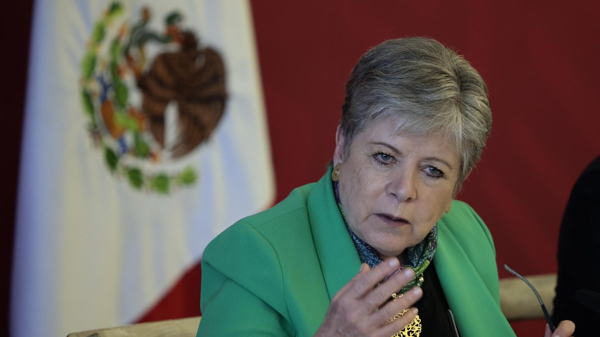 Imagen de archivo de la canciller de México, Alicia Bárcena.