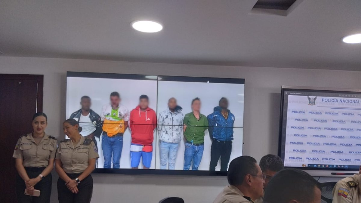 Los detenidos tienen un amplio historial delictivo