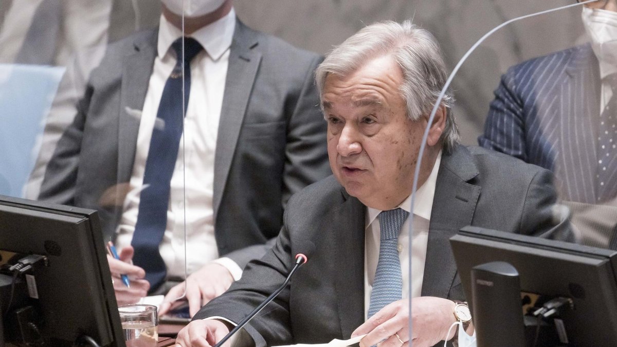 Imagen de archivo del secretario general de la ONU, António Guterres.