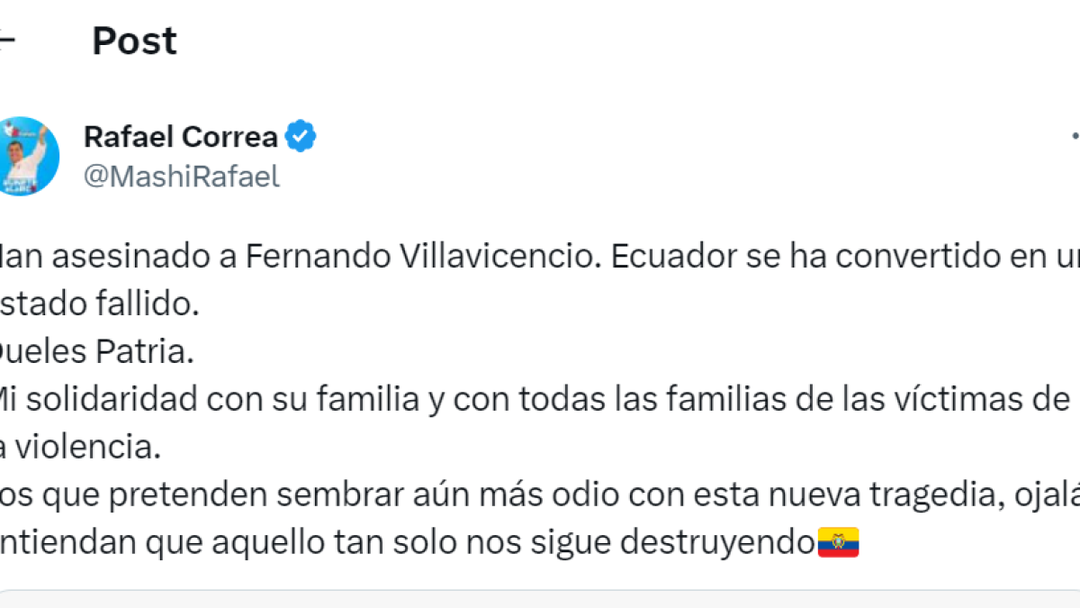 Tuitero. Consciente de que todas las reacciones serían adversas, por primera vez Rafael Correa bloqueó la posibilidad de escribir respuestas en sus tuits.