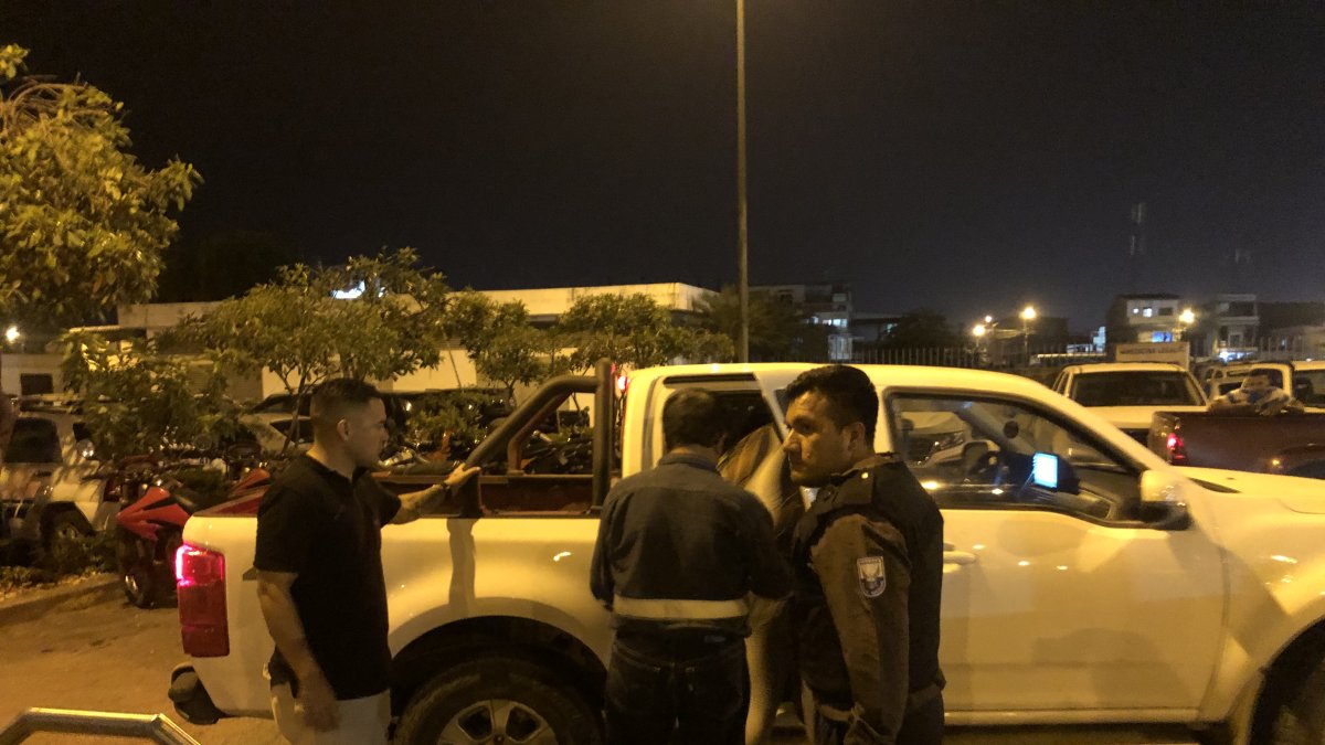 Uno de los secuestradores fue detenido por los uniformados de la Policía Nacional.