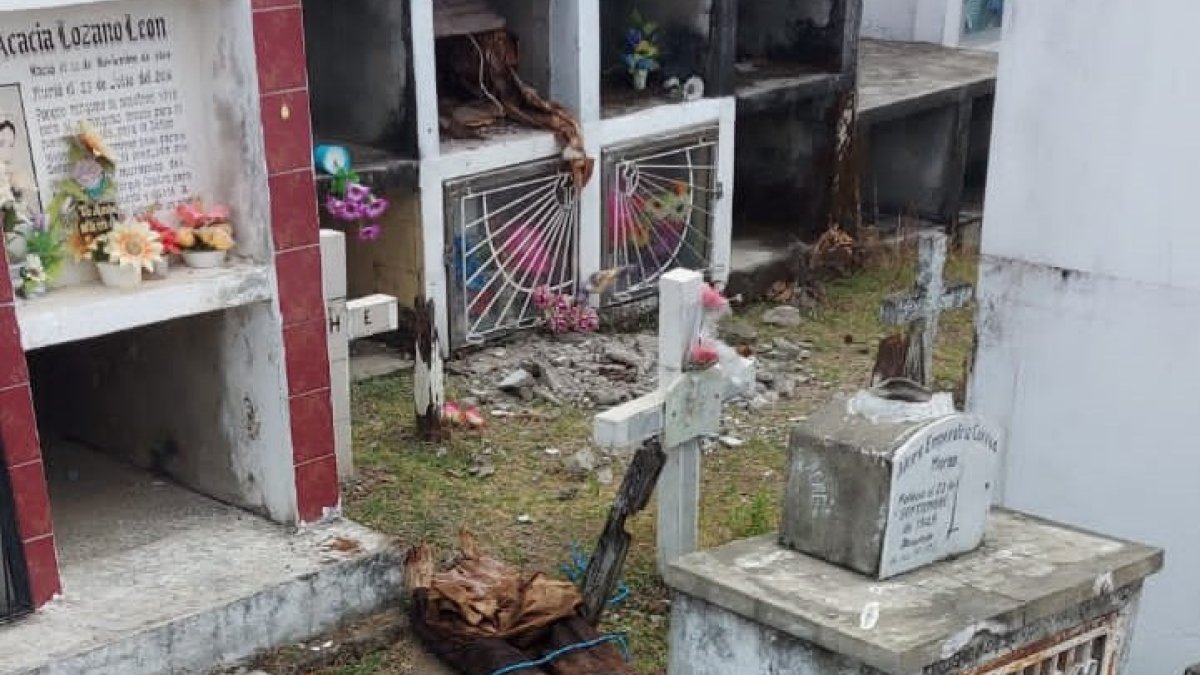 Estado. El cementerio no cuenta con guardias ni cerramiento.