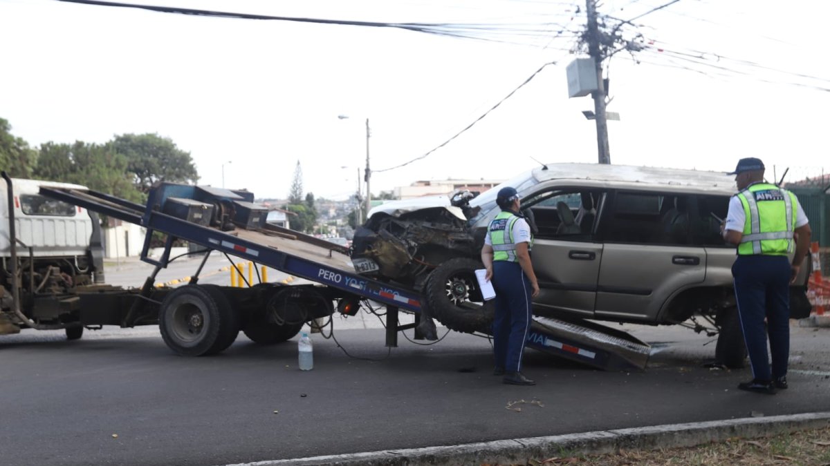 El siniestro de tránsito se produjo por una pérdida carril.