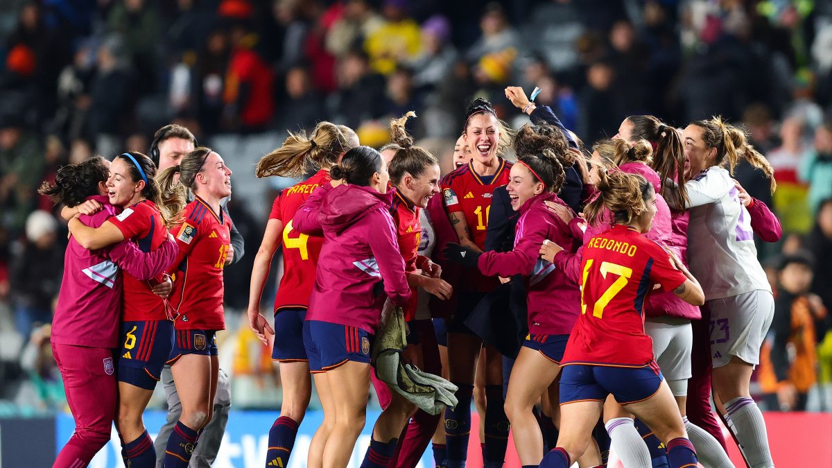La celebración de la ‘roja’ luego de llegar a la final por primera vez.
