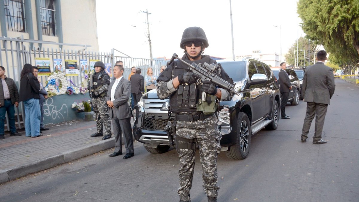 Resguardo. Tras el asesinato a Villavicencio, la Policía triplicó la seguridad para Christian Zurita, su posible reemplazo.