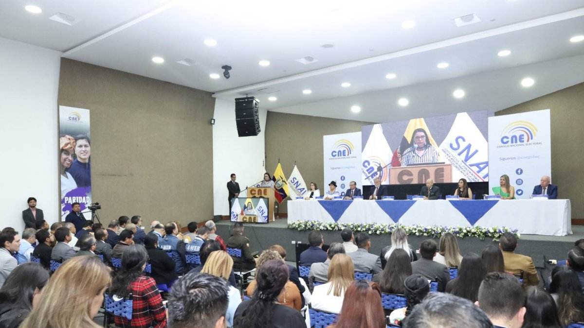 Se inauguró el proceso electoral en las instalaciones del Consejo Nacional Electoral.