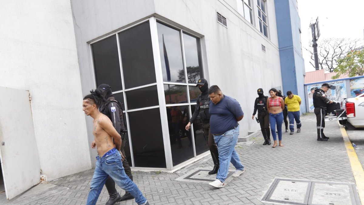 Los detenidos fueron llevados hasta el Cuartel Modelo