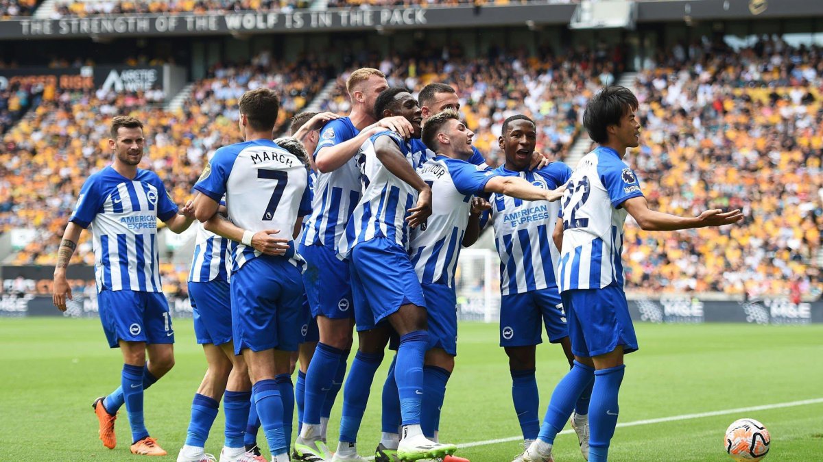 Pervis Estupiñán marcó el segundo gol, en la goleada que el Brighton le propinó al Wolverhampton
