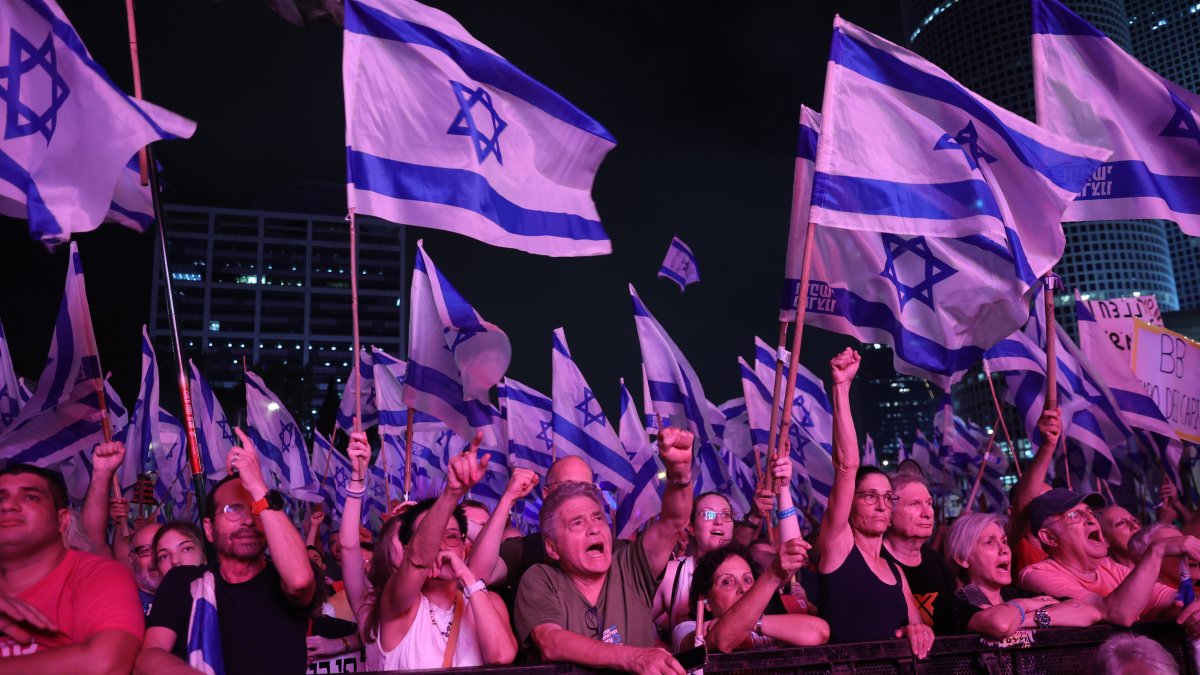 Las protestas son repetitivas en Israel