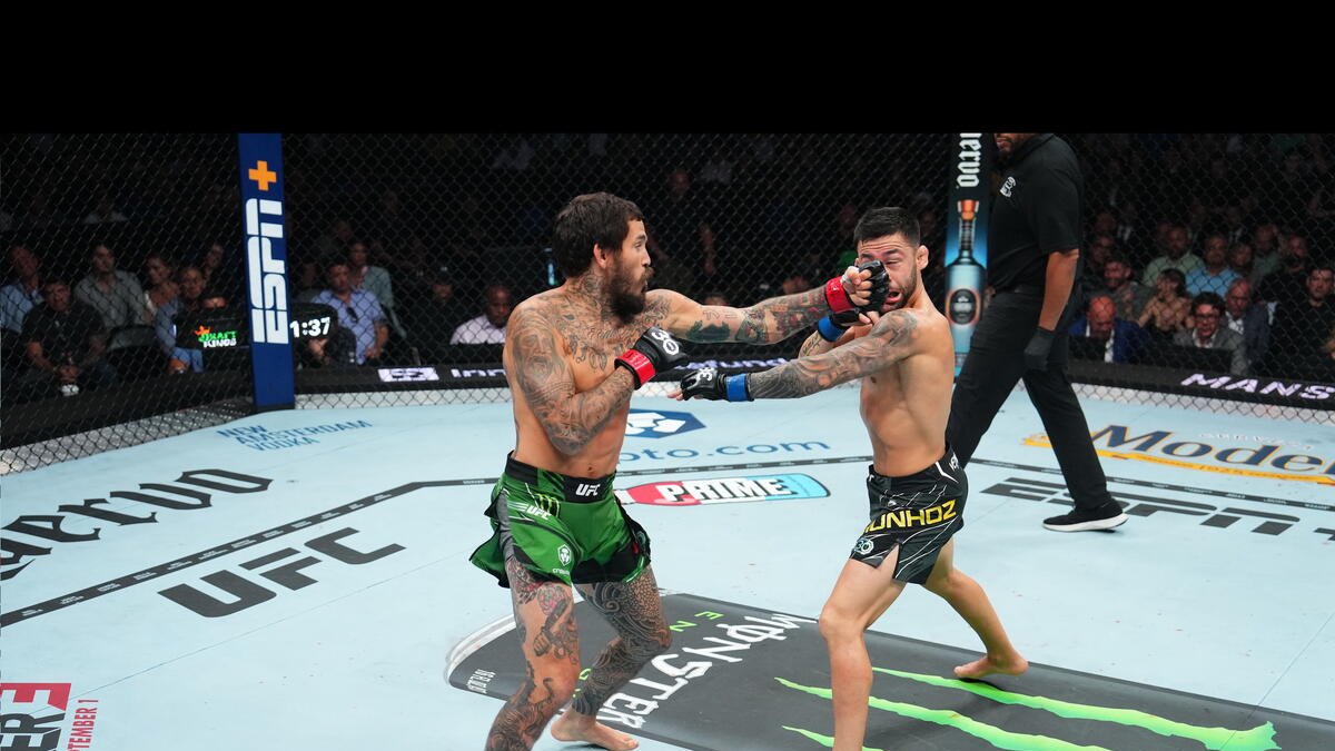 El chonero volvió a mostrar su nivel ante Munhoz liderando entero los tres rounds.