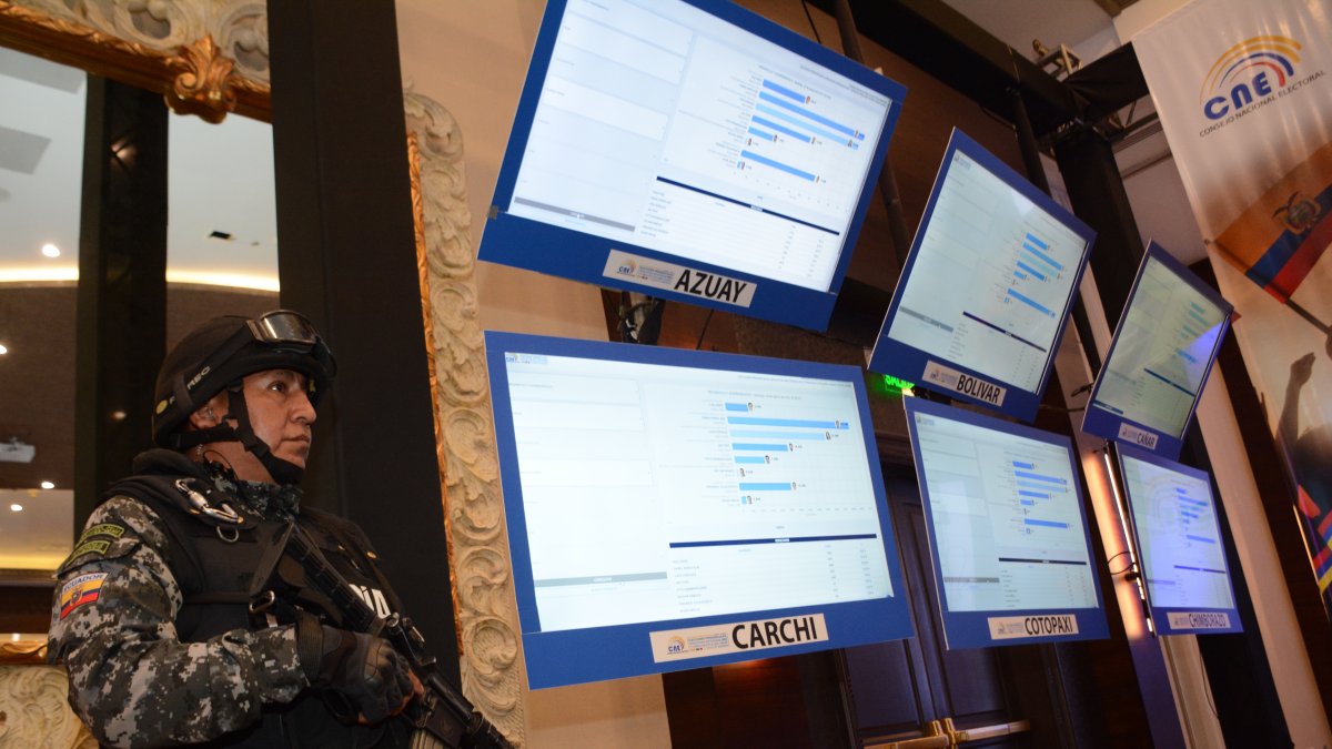 Seguridad. Un gran contingente que incluía vallas de seguridad, policías y militares, revisando bolsos y mochilas, fue el ambiente en los recintos de la capital.