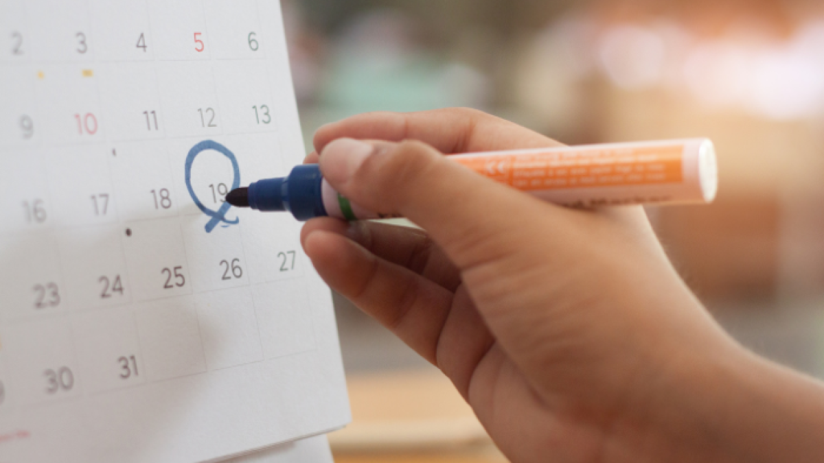 Refenrecial. Calendario