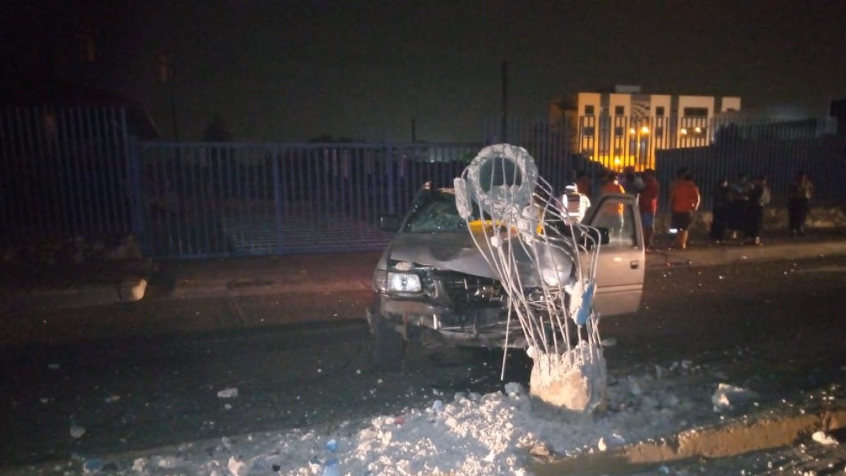 Un cierre de vía por un siniestro de tránsito en la 29 y J, sector batallón del suburbio.
