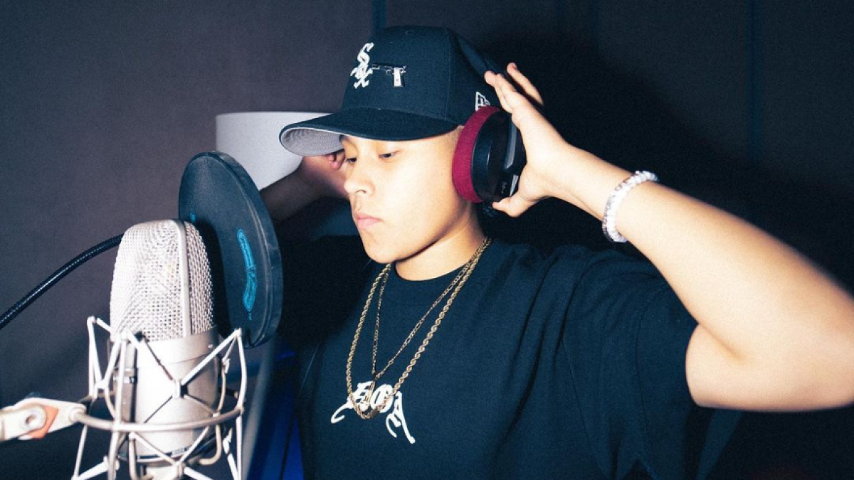 La cantante Yahritza, de 16 años.