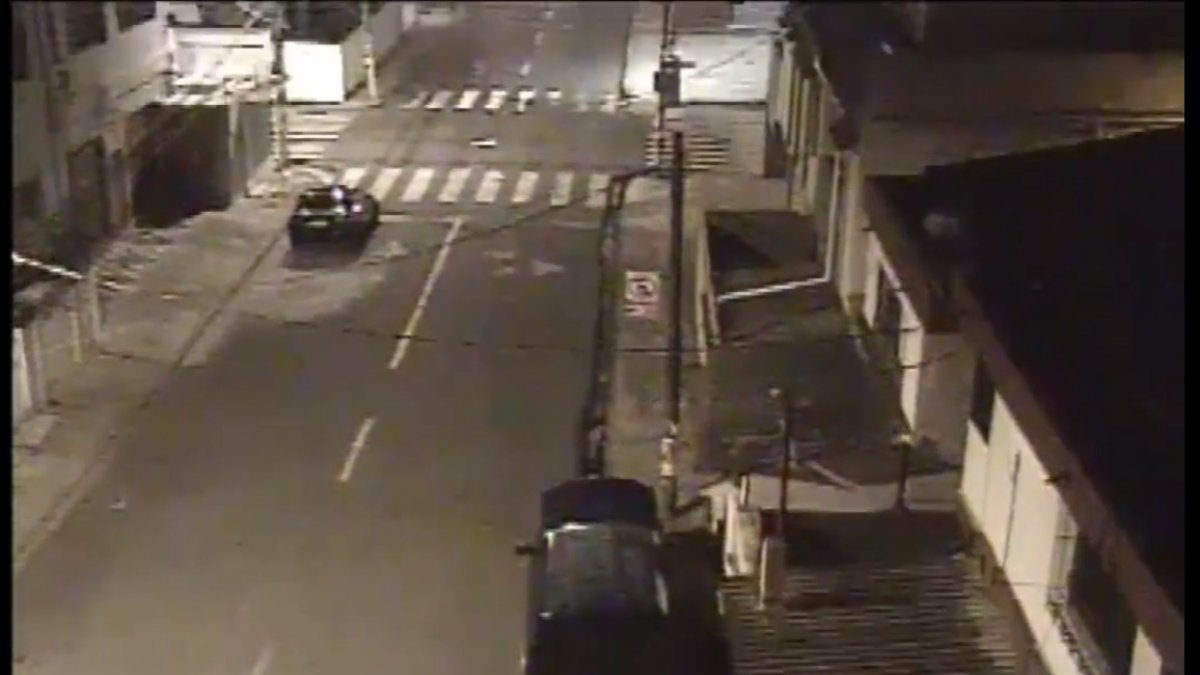 Hecho. En cámaras quedó registrado el suceso.