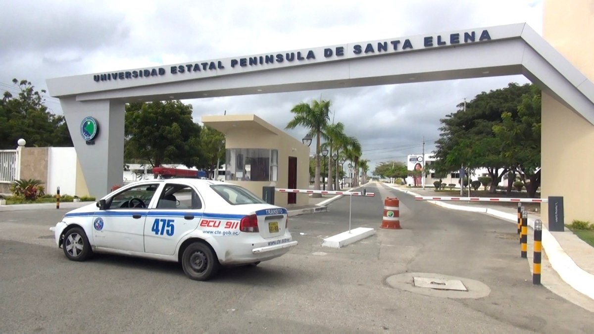 El colegio Americano de Santa Elena, adscrito a la UPSE, fue el sitio donde hubo la alerta.