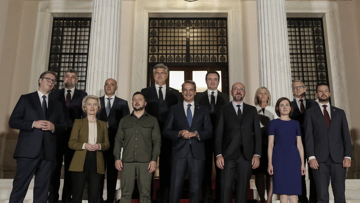 Varios de los presidentes que firman este apoyo a Ucrania.