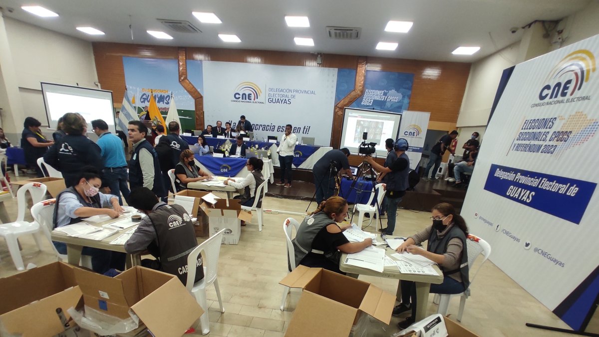 En Guayas, 3 mil actas con inconsistencias fueron subsanadas, informó la Junta Electoral.