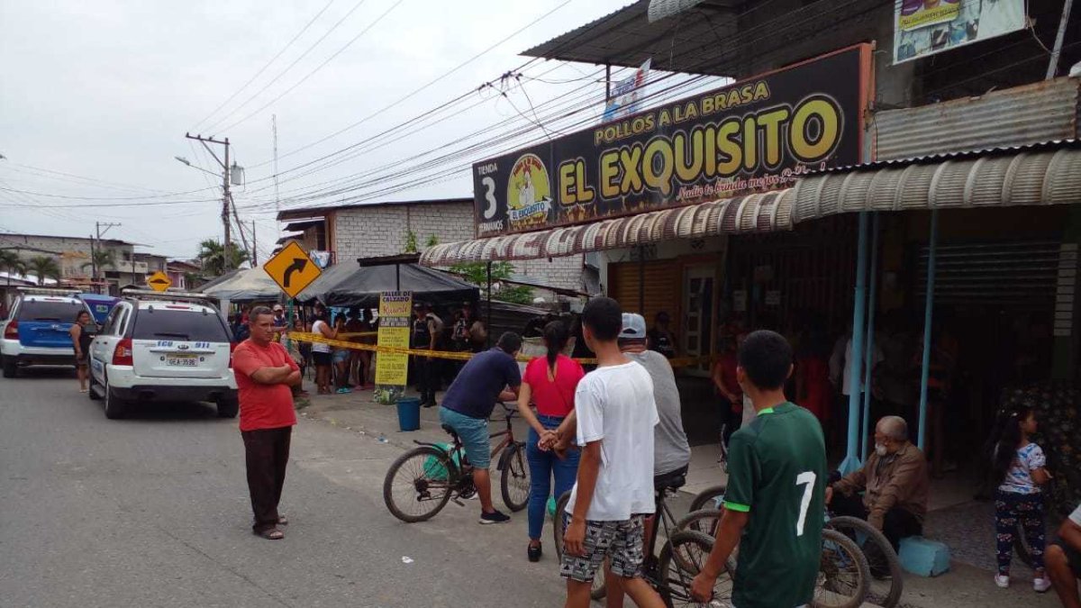 La víctima almorzaba en un asadero en Palestina cuando fue atacada este viernes 25 de agosto.