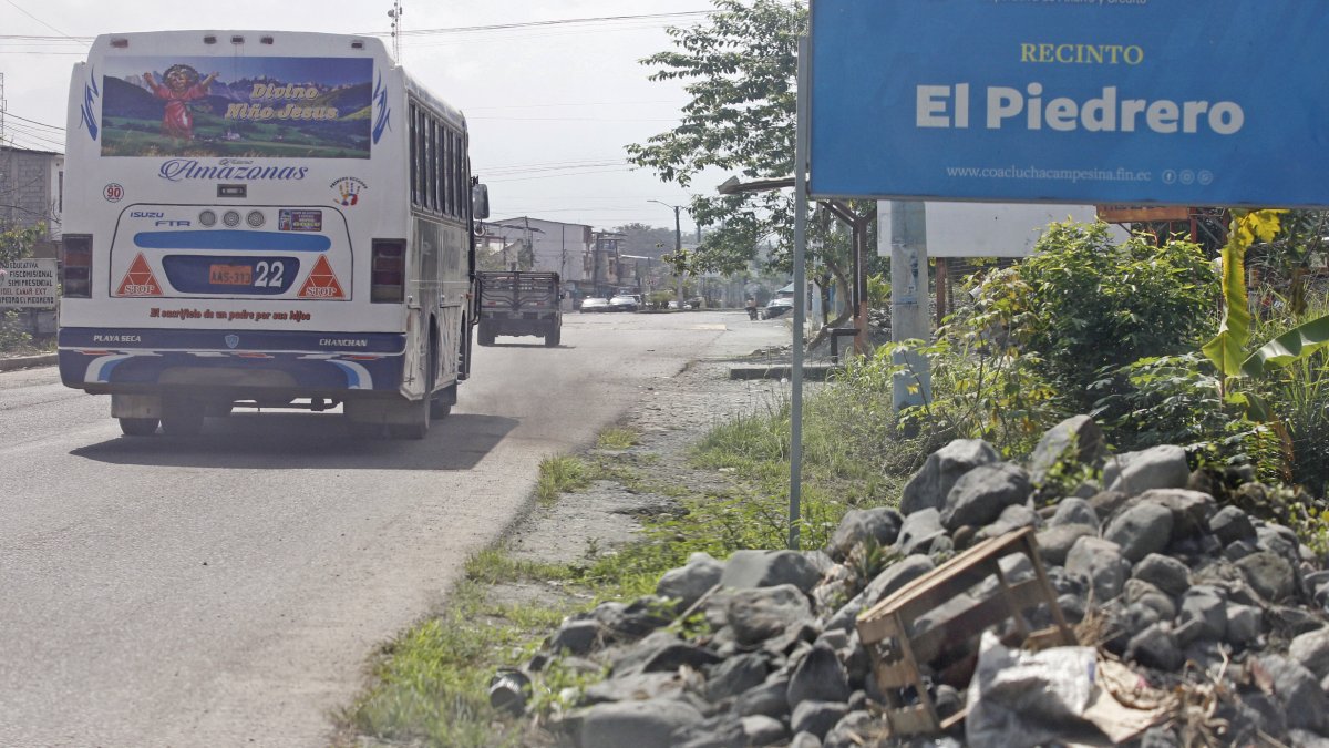 Limbo. El recinto El Piedrero forma parte de la provincia del Guayas, oficialmente, desde el 2017, tras Decreto Ejecutivo.