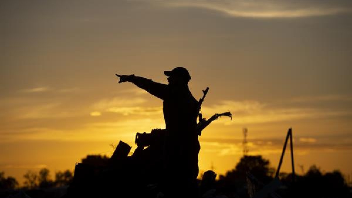 Imagen de archivo de un soldado ucraniano.
