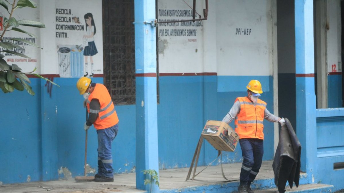 Efecto. Tras años de abandono se intervino el colegio Ana Paredes.