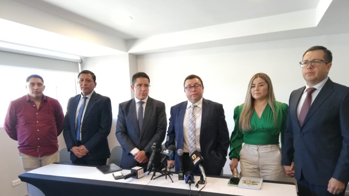 Denuncia. Stalin Raza es uno de los abogados del caso de los policías investigadores que denuncian persecución.