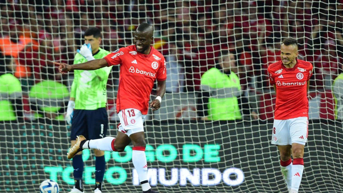 Enner Valencia lleva marcados cuatro goles en cuatro partidos con el Inter en Copa Libertadores.