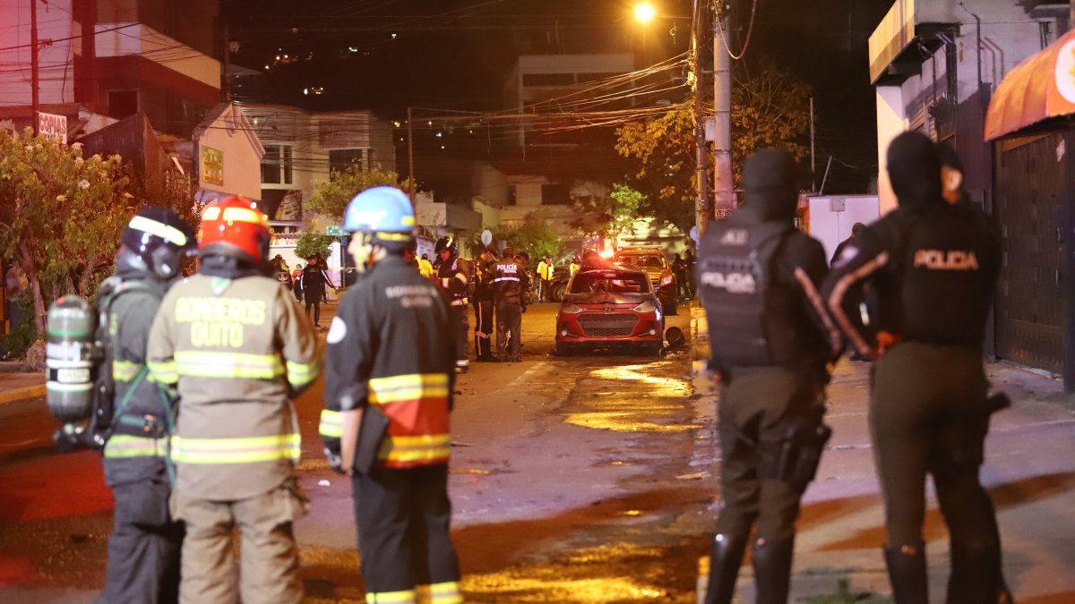 El segundo atentado de un coche bomba en Quito se registró pocas horas después del primero, la madrugada del jueves 31 de agosto de 2023.
