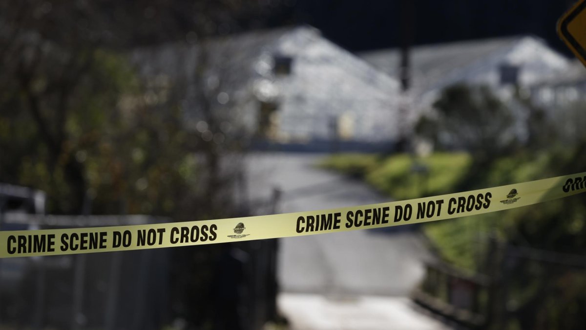 Fotografía de archivo de la escena de un tiroteo en Estados Unidos.