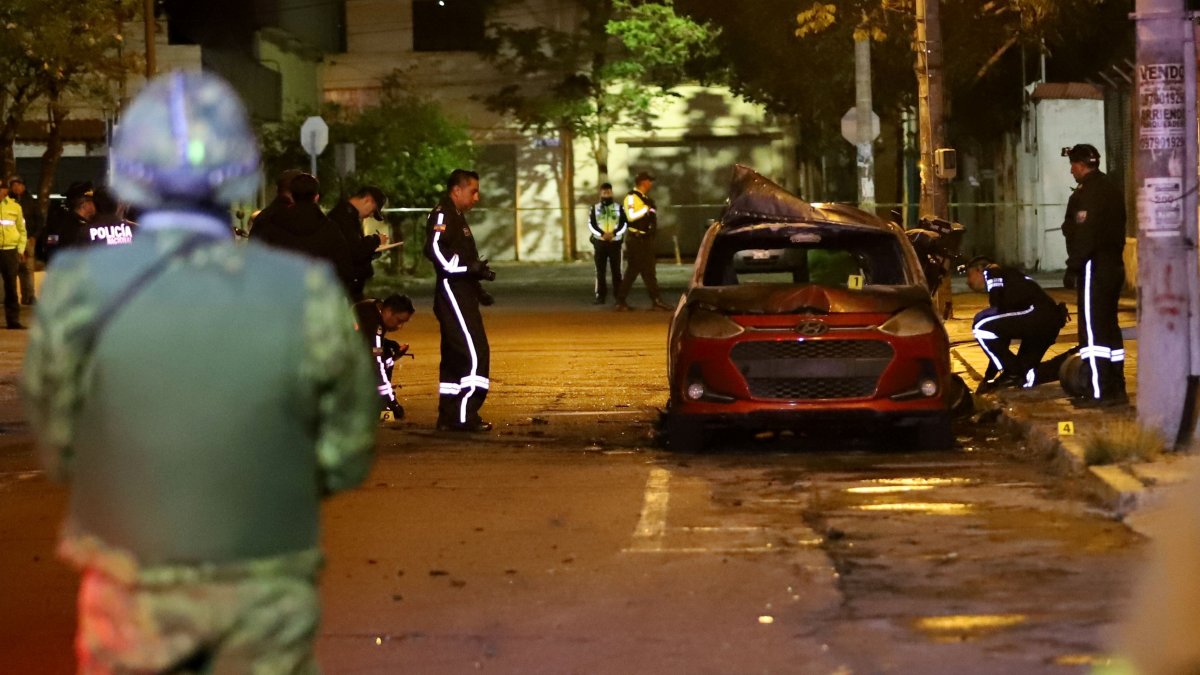 Un atentado con coche bomba en Quito lo perpetró un grupo de delincuencia organizada en agosto de 2023 