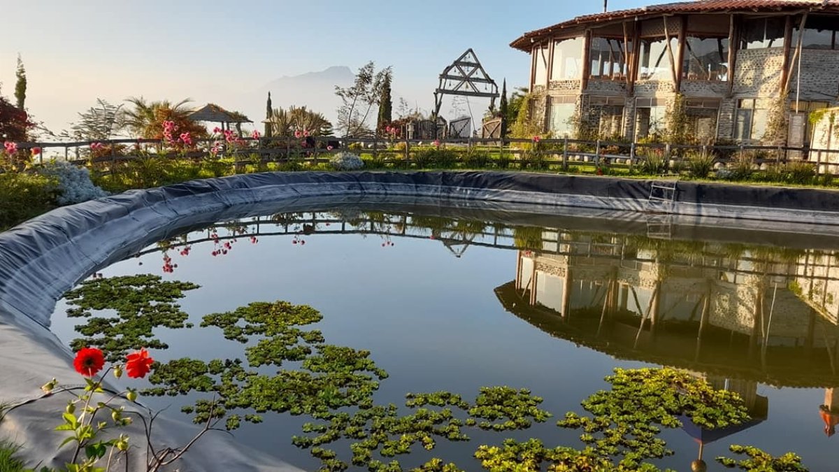Turismo. La loma de San Juan, elevación de 2.240 metros, es hoy la ‘Montaña de Luz’, donde se reemplazaron matorrales por 3.700 frutales de 50 variedades, 600 bambúes y 900 palmas de 27 variedades.