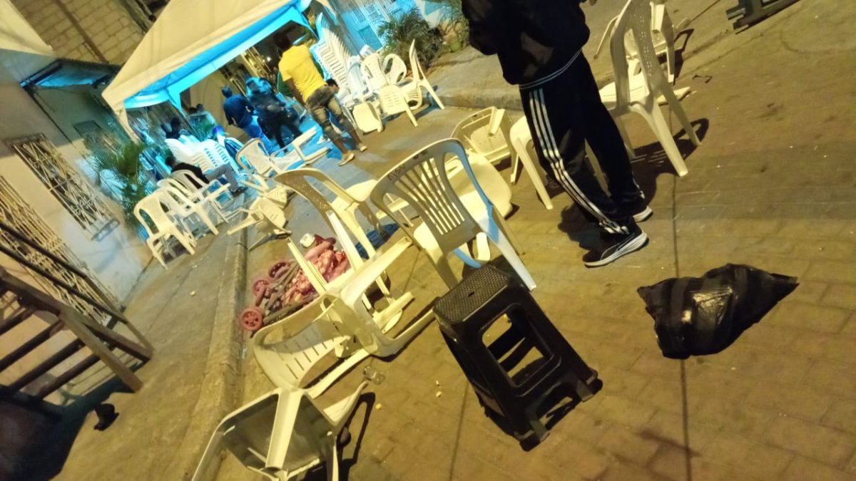 Velorio. Una mujer y una niña fallecieron tras el ataque en un velorio.