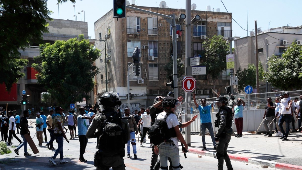 Manifestaciones. Cientos de ciudadanos de Eritrea se enfrentaron con la Policía de Israel.
