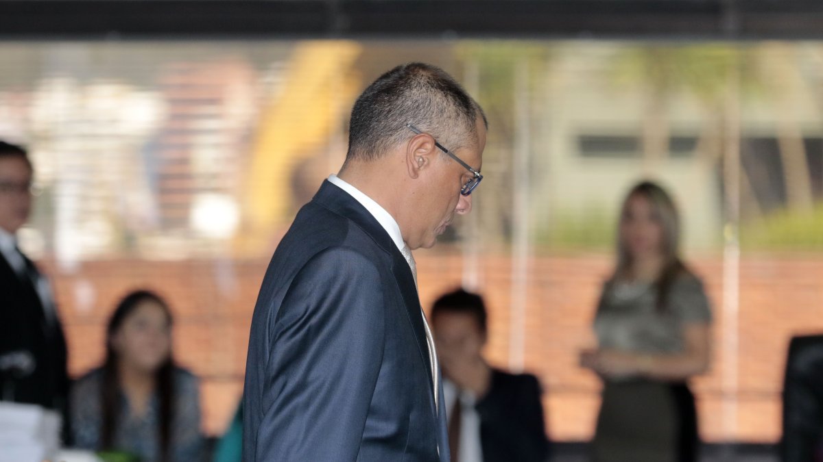 Glas estuvo preso y fue liberado de la cárcel 4 de Quito.