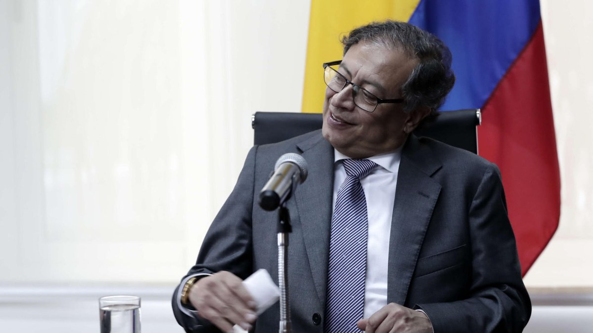 Imagen de archivo del presidente de Colombia, Gustavo Petro.