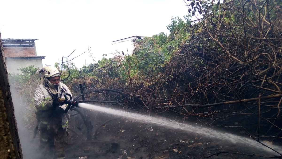 Riesgo. Varios conatos de incendio se han reportado en los solares vacíos repletos de maleza, en Playas.