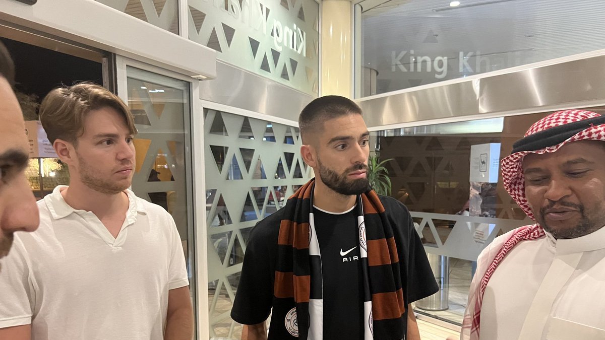 Carrasco en su llegada.