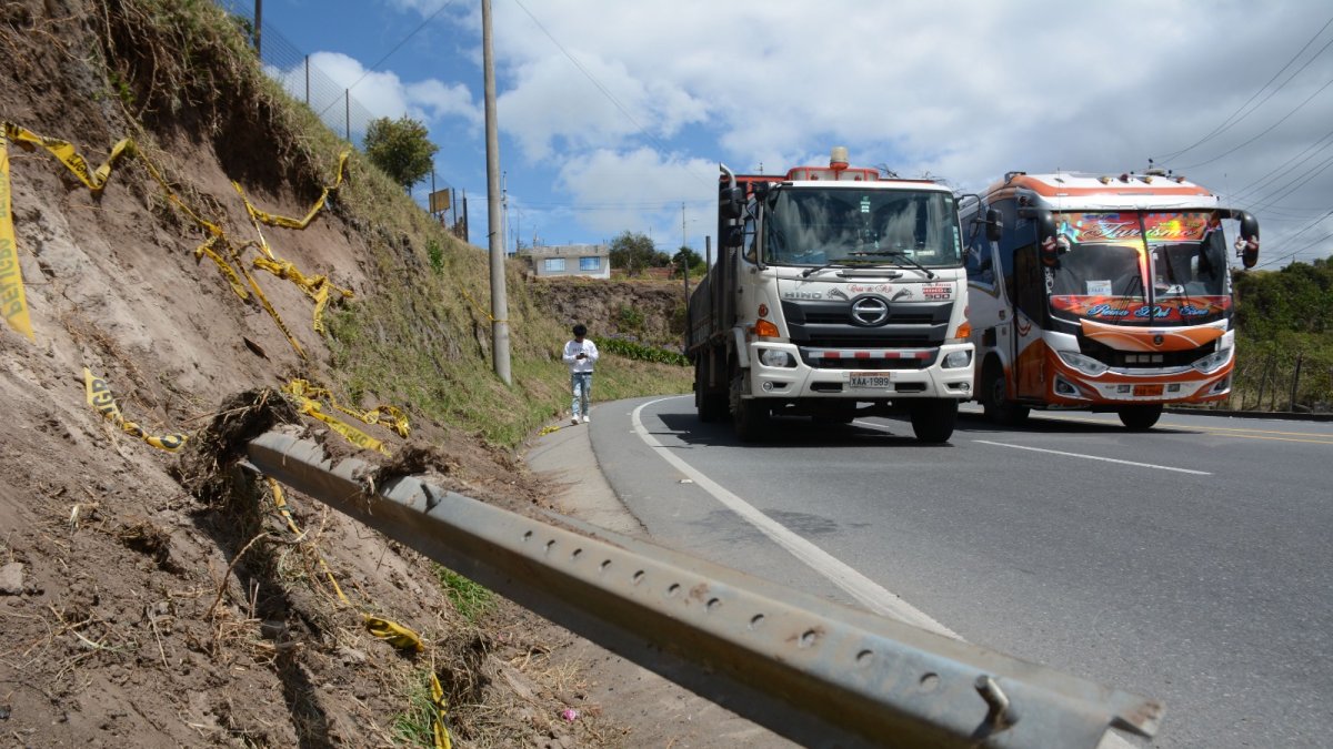 Punto. Aquí se registró el siniestro vial la semana pasada.