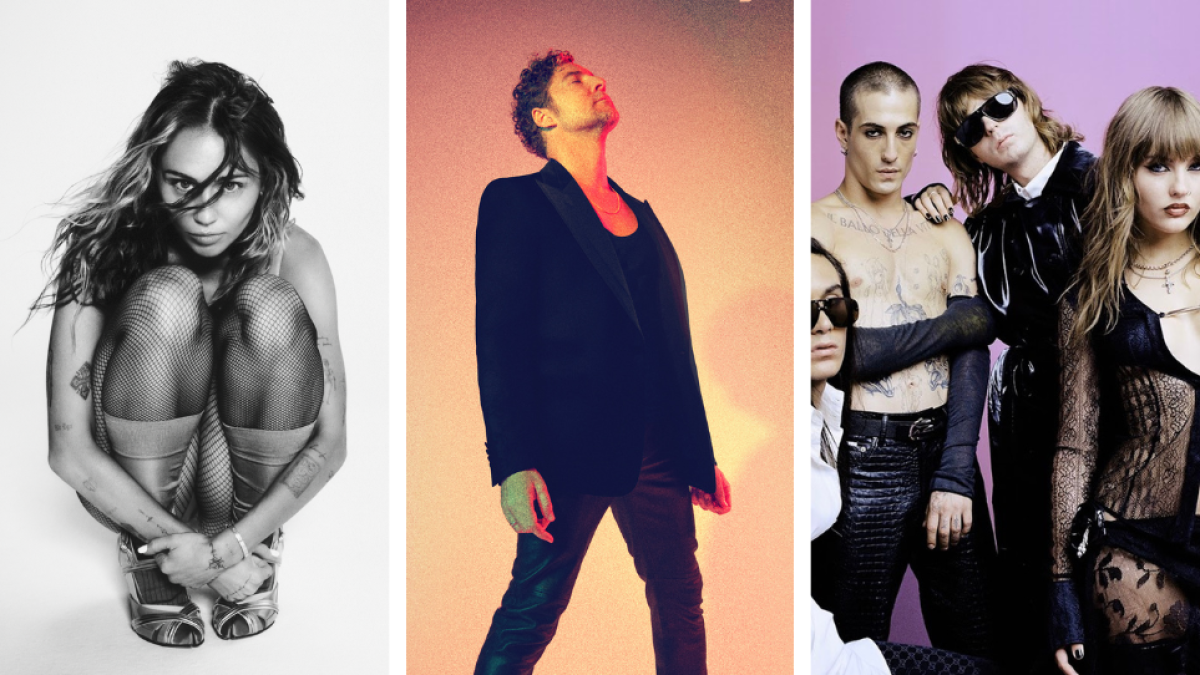 Miley Cyrus, David Bisbal y Maneskin