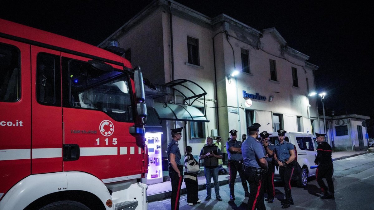 Sitio donde fueron arrollados por un tren los cinco trabajadores.