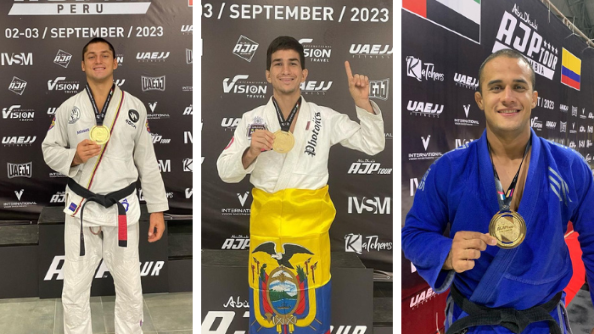 Sebastián Guevara, Enrique Guerrero y Adrián Torres fueron campeones en sus respectivas categorías