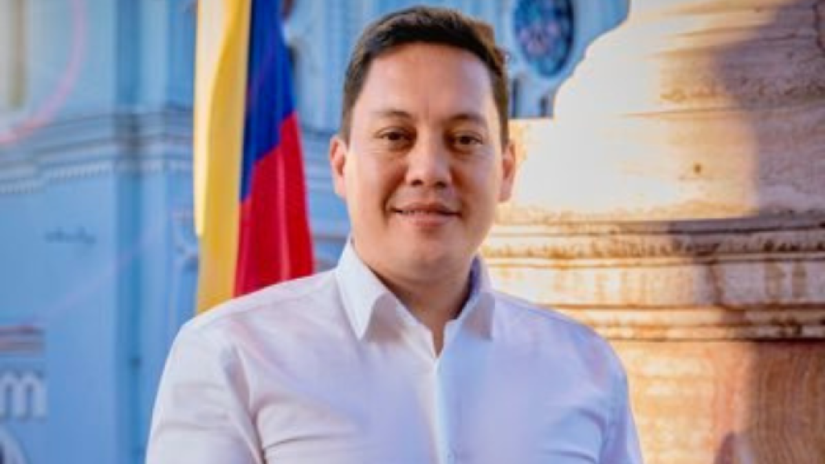 El alcalde de Cuenca, Cristian Zamora.