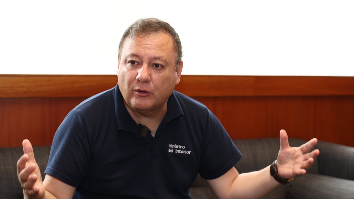 El Ministro de Interior Juan Zapata en una foto de archivo.