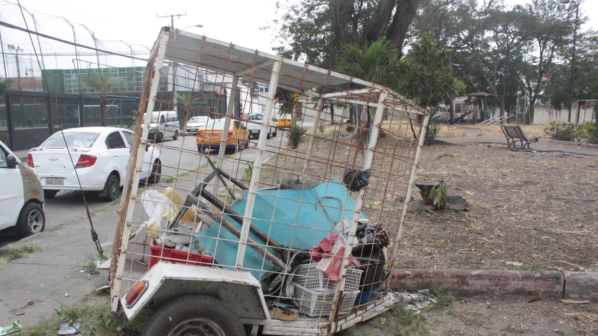 El parque de la manzana 20 de la ciudadela Vernaza Norte no ha sido intervenido desde antes de la pandemia.