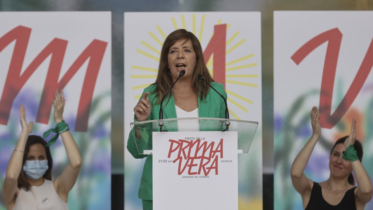 La política Gabriela Cerruti, vocera del Gobierno de Argentina, en una fotografía de archivo.