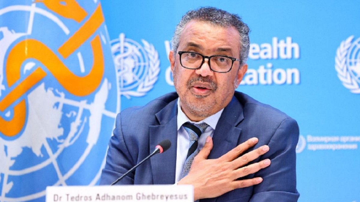 el director general de la OMS Tedros Adhanom Ghebreyesus.
